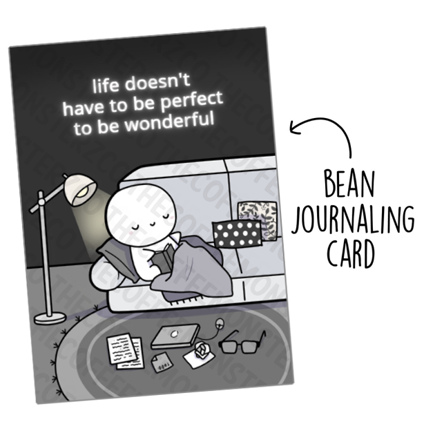 Life Doesn&#39;t Have to be Perfect (Bean Card)