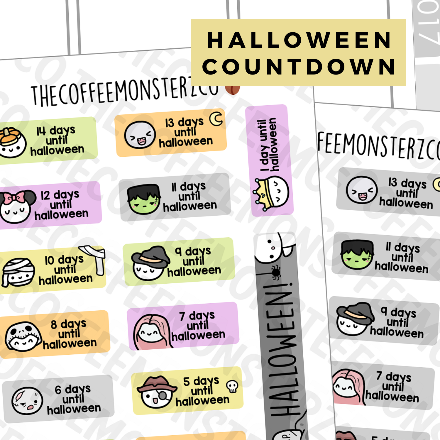 Halloween Emoti Countdowns 2021