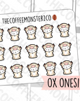 Ox Onesie Emotis, TheCoffeeMonsterzCo