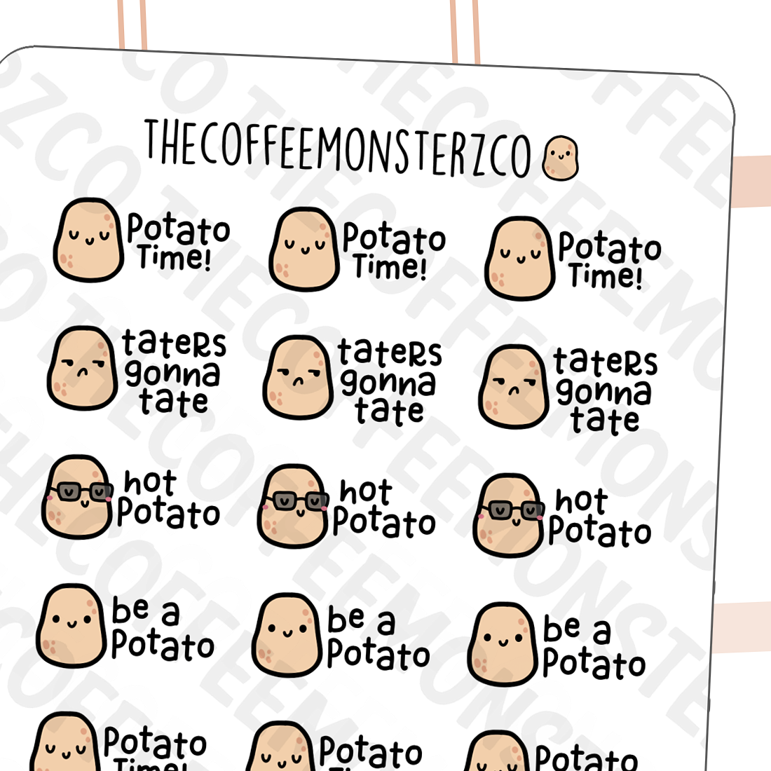 Just Be a Potato - TheCoffeeMonsterzCo