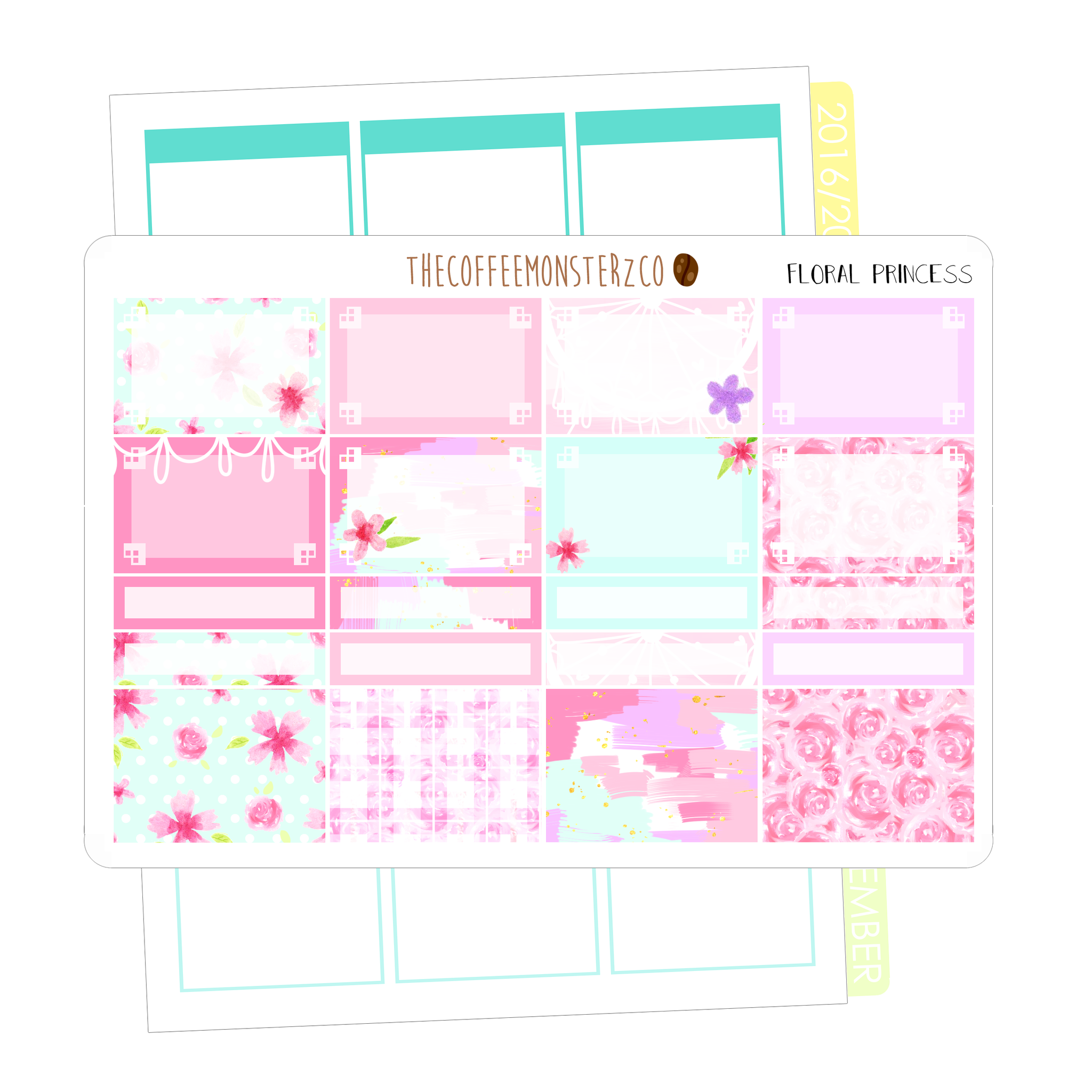 floral princess full vertical kit, TheCoffeeMonsterzCo