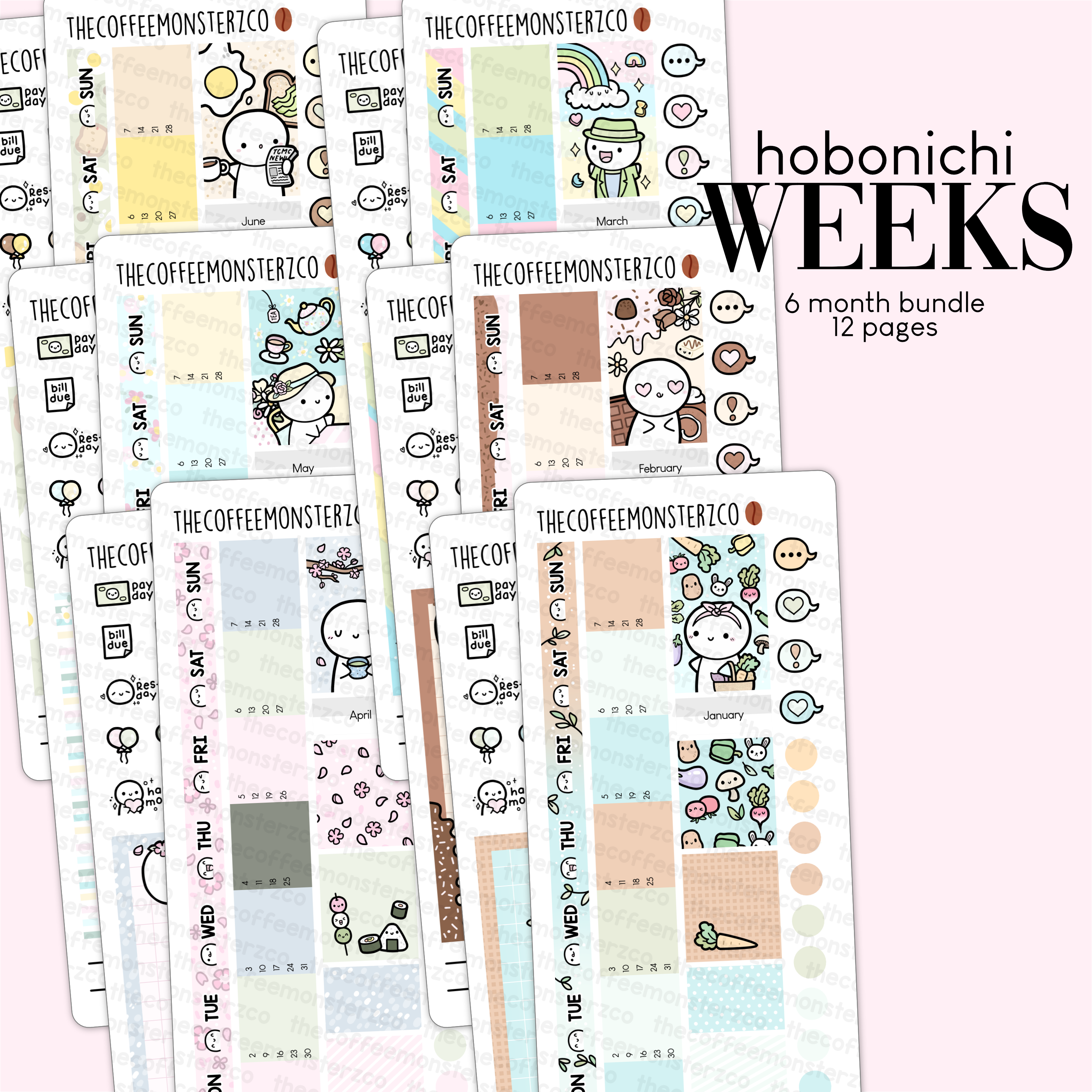 2023 Hobonichi Weeks Monthly Kits - Part 1