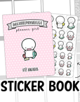 PRESALE Planner Girl Sticker Book (6 Pages), TheCoffeeMonsterzCo