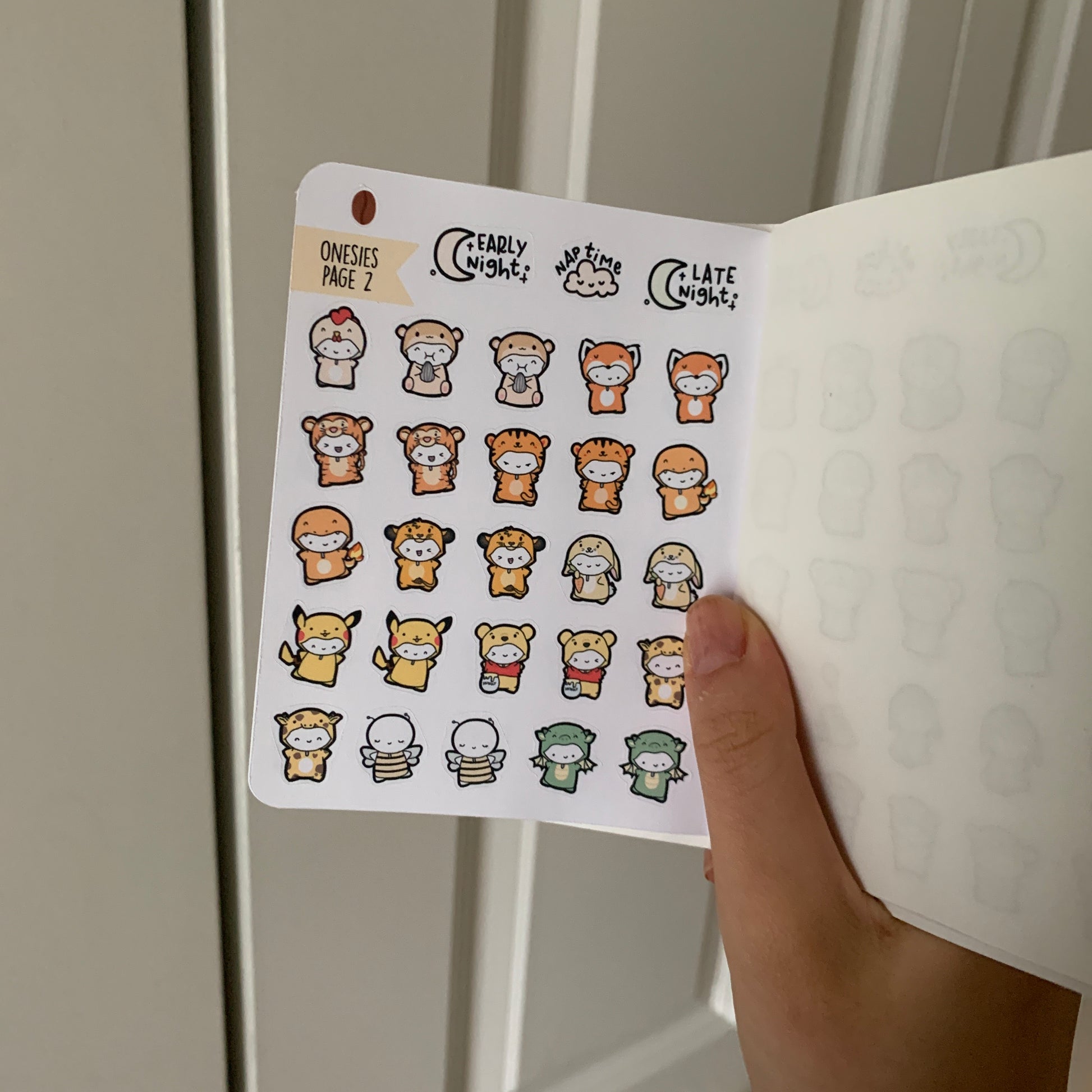 Ultimate Onesies Sticker Book (8 Pages)