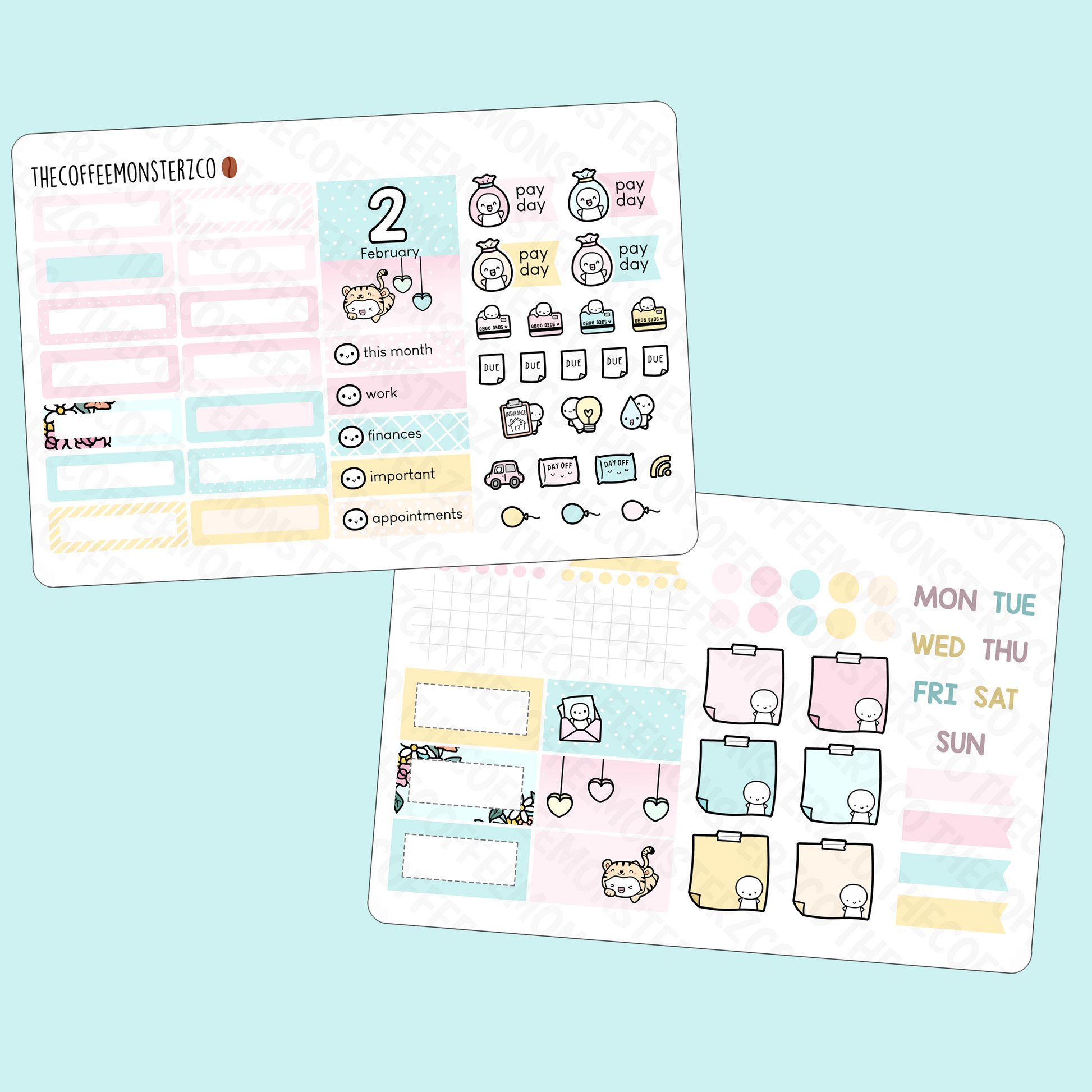 2022 Hobonichi Cousin Monthly Kits (first half)