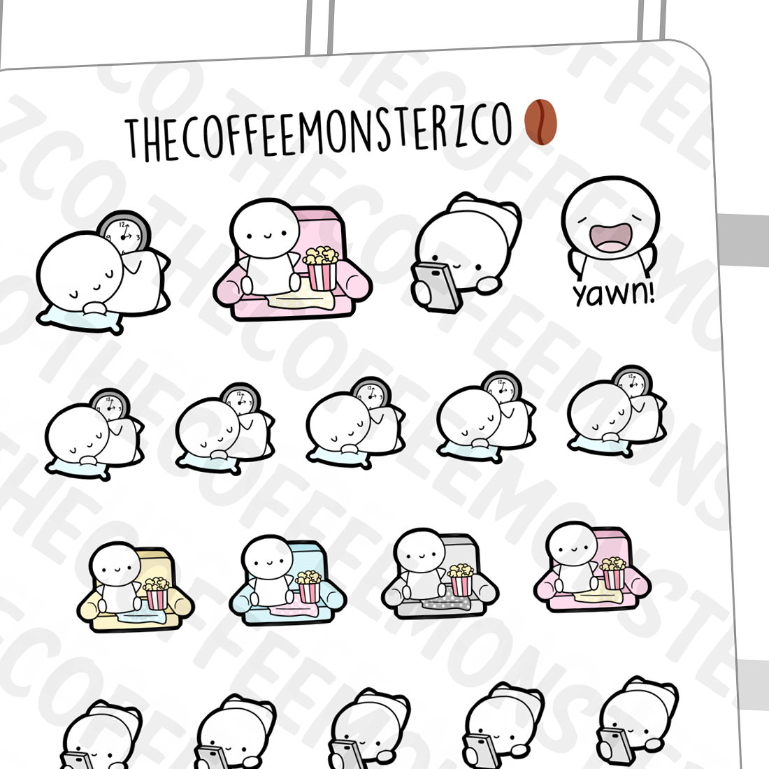 Happy Emotis – TheCoffeeMonsterzCo