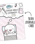 I Dream About Stationery (Bean Card) - TheCoffeeMonsterzCo