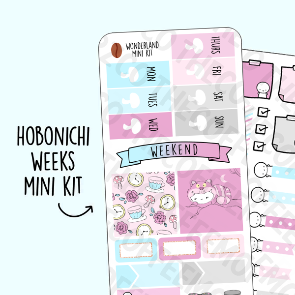 Wonderland Hobonichi Weeks Kit
