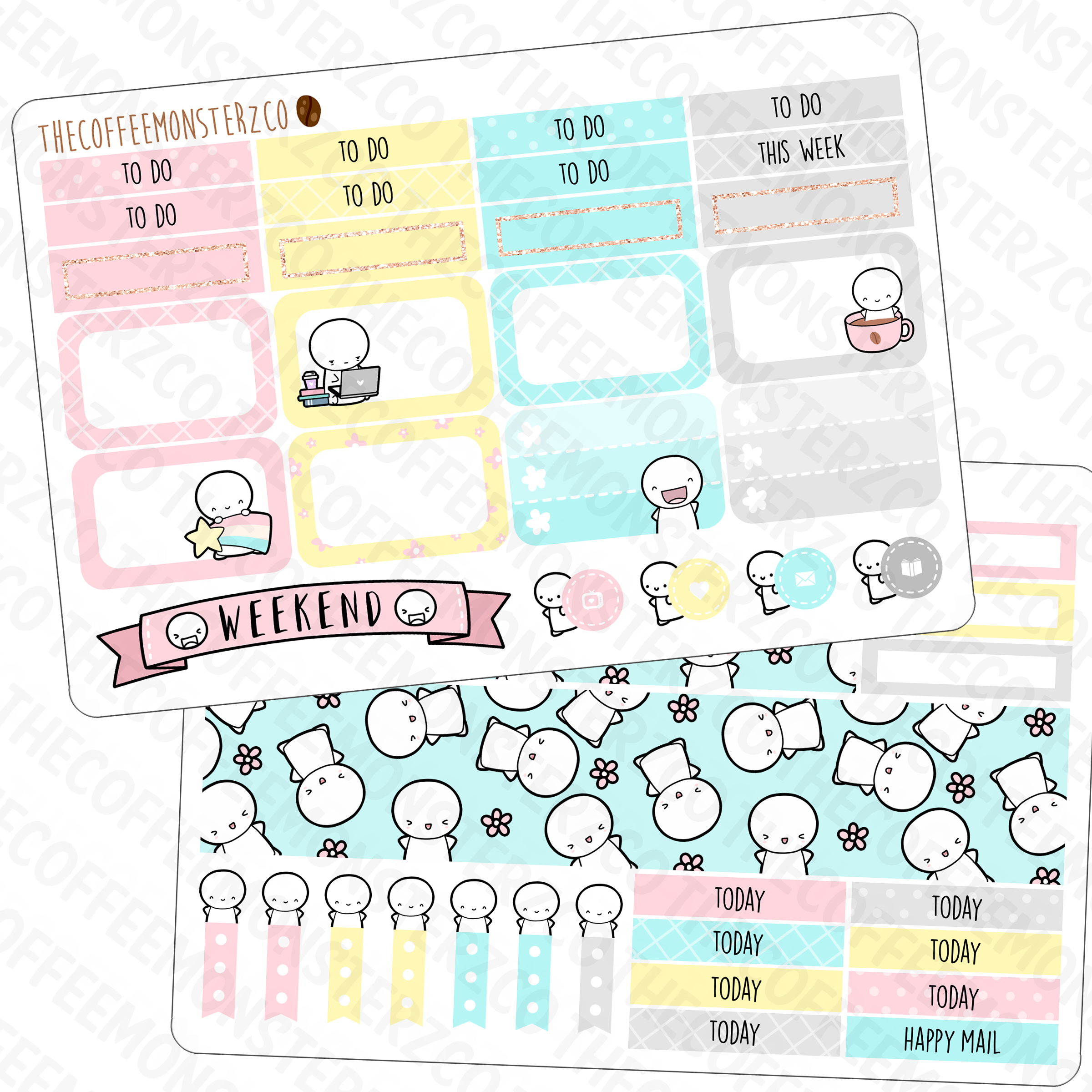 Emoti Mini Kit (3 pages), TheCoffeeMonsterzCo