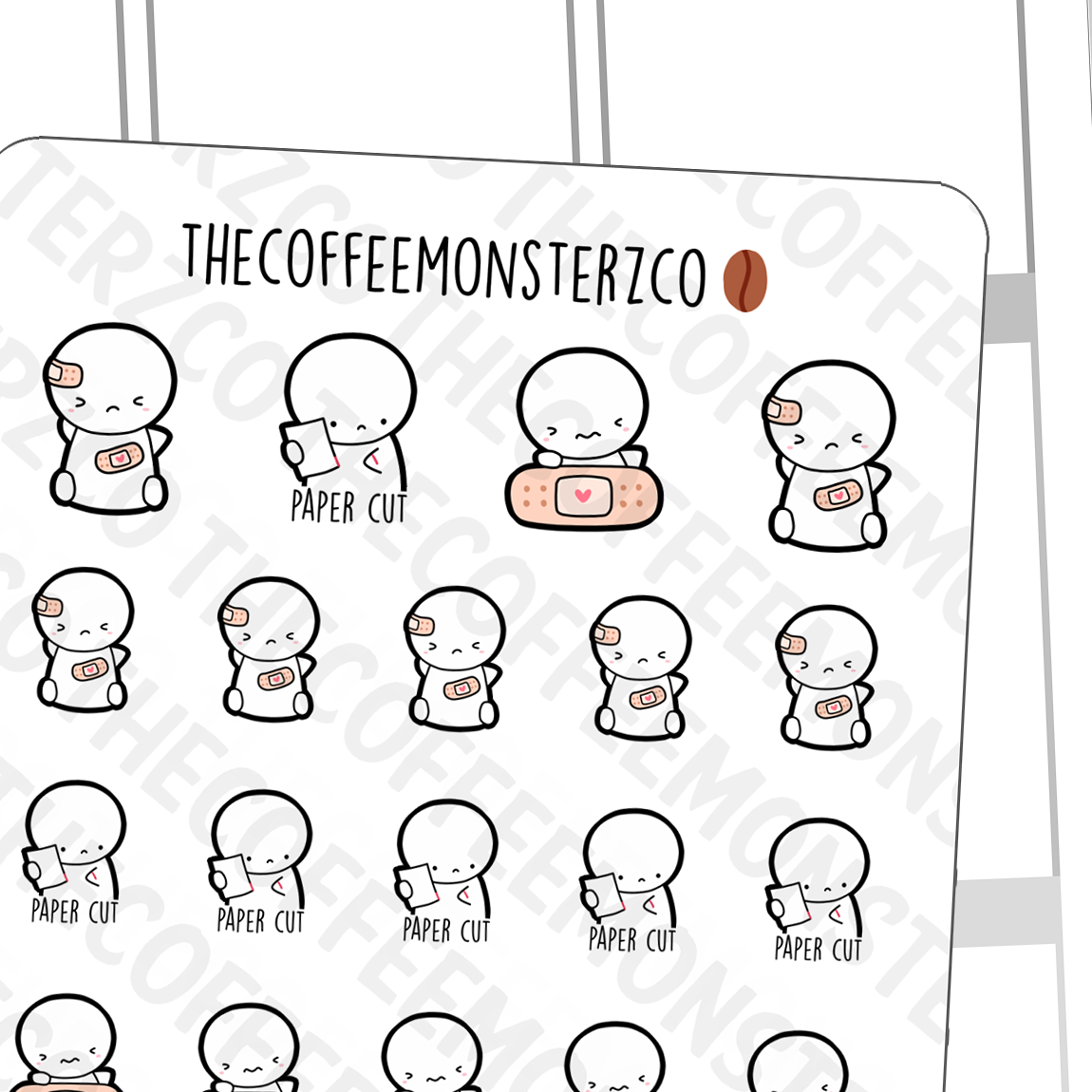 Ouch... Emotis, TheCoffeeMonsterzCo