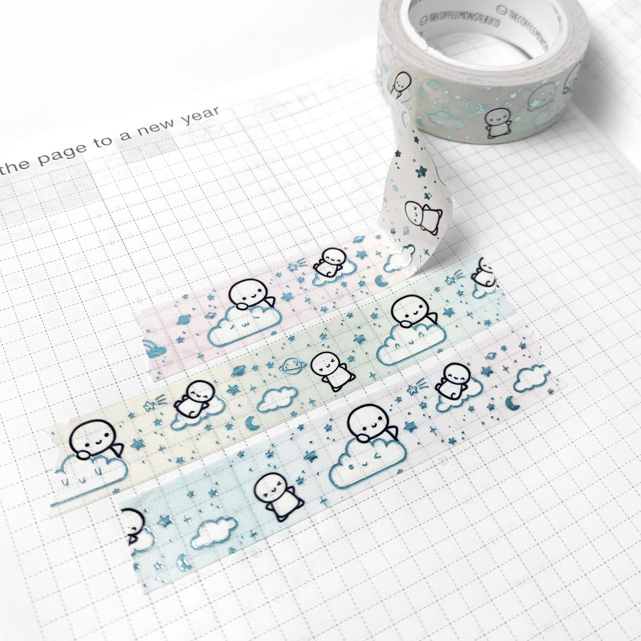 Muted Galaxy Washi Tape - 15mm (1 per customer)