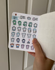 Ultimate Onesies Sticker Book (8 Pages)