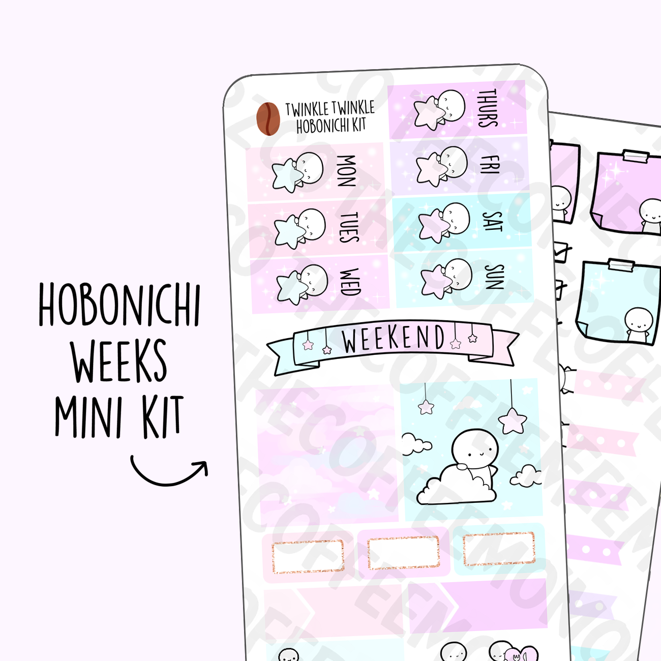 Twinkle twinkle Hobonichi Weeks Kit