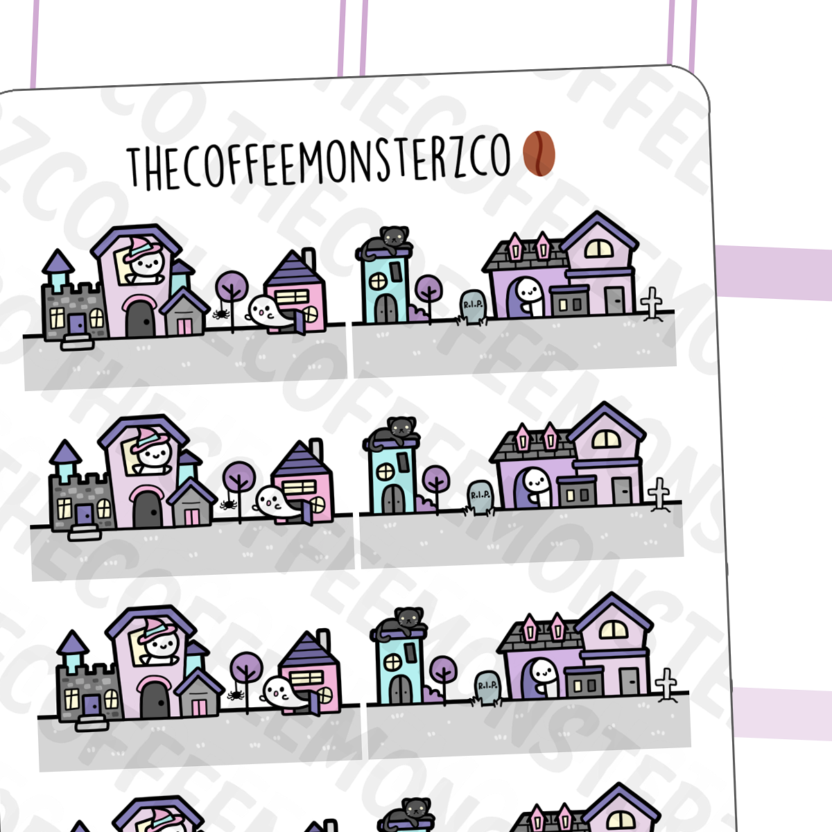 A Spooky Neighbourhood (FINAL STOCK) - TheCoffeeMonsterzCo