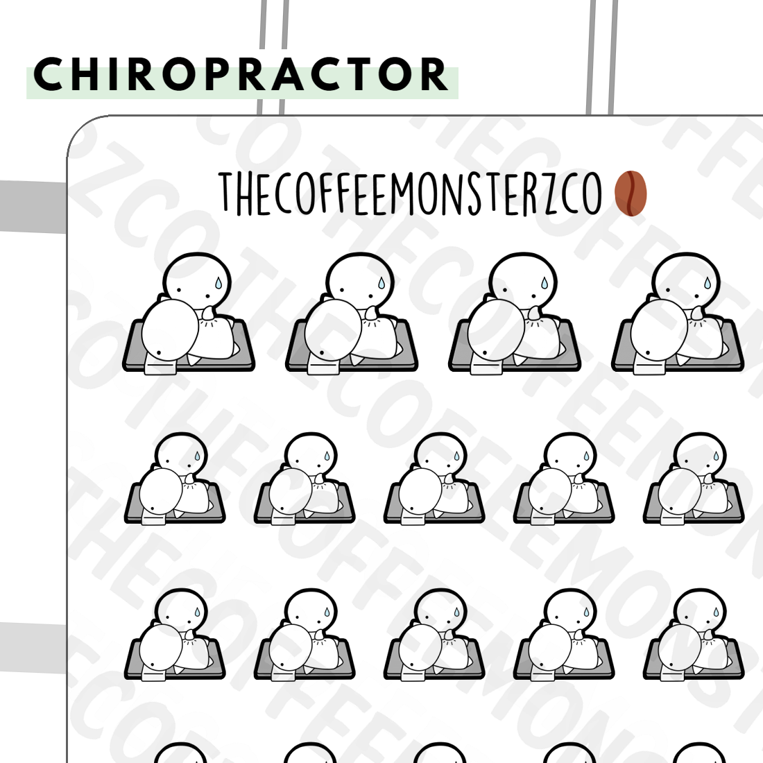 Chiropractor Emotis - TheCoffeeMonsterzCo