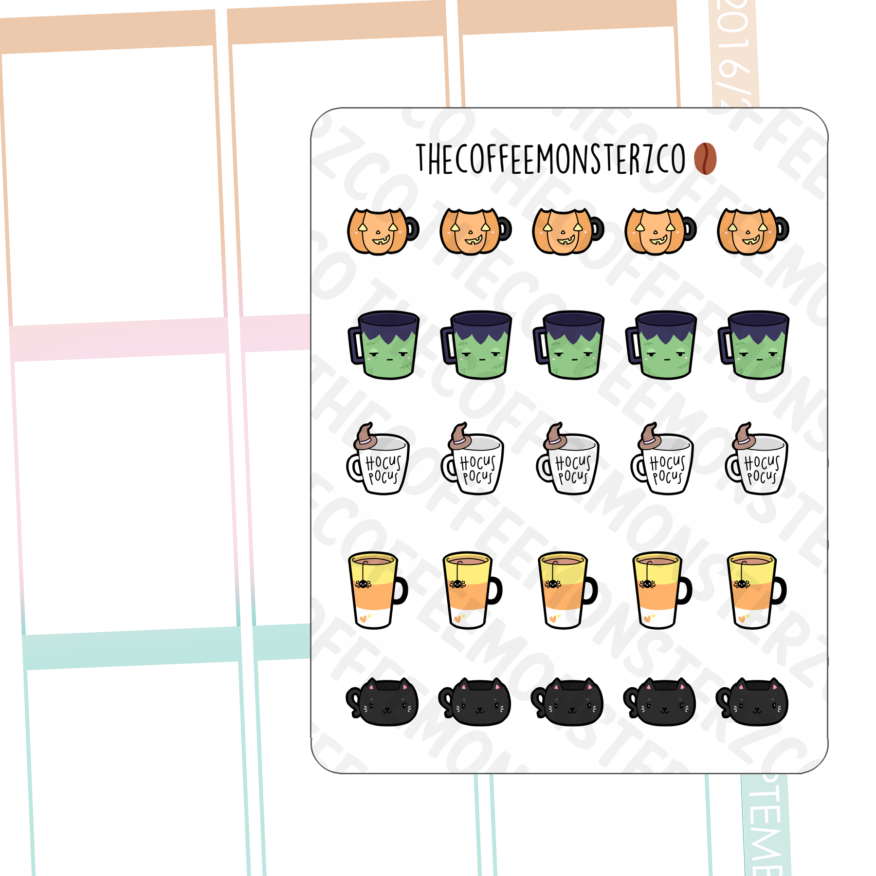 Halloween Mug Doodles