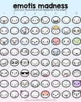 Emoti Heads Full Sheets REGULAR