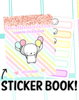 Rainbow Functional Sticker Book, TheCoffeeMonsterzCo
