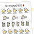 Lemon Doodle Stickers - TheCoffeeMonsterzCo