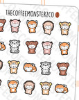 Fall Critters Onesies Sampler, TheCoffeeMonsterzCo