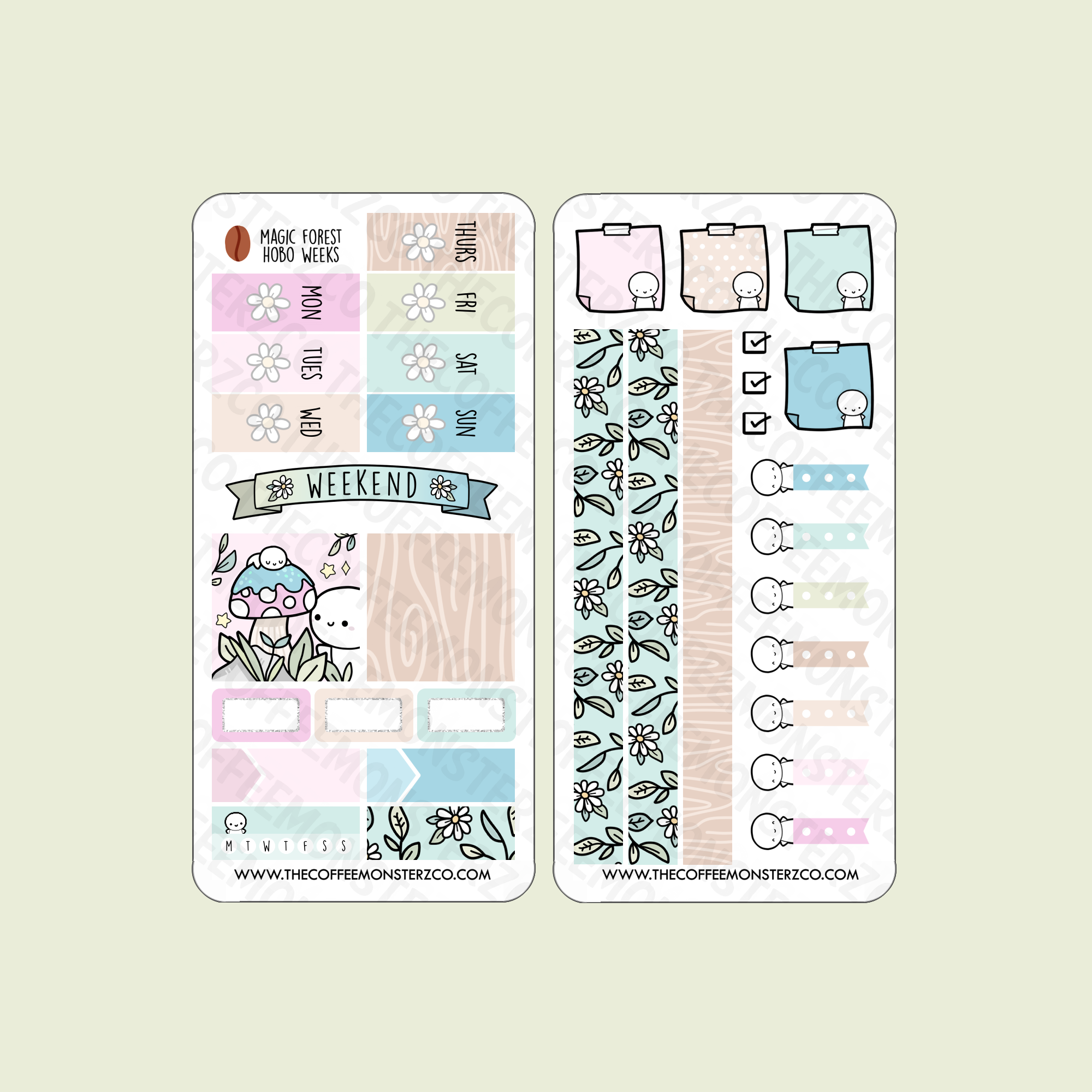 Magic Forest Hobonichi Weeks Kit