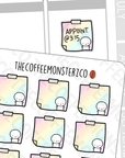 Magical Sticky Note Stickers, TheCoffeeMonsterzCo