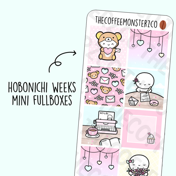 A Lovely LIfe Hobonichi Weeks Mini Fullboxes - TheCoffeeMonsterzCo