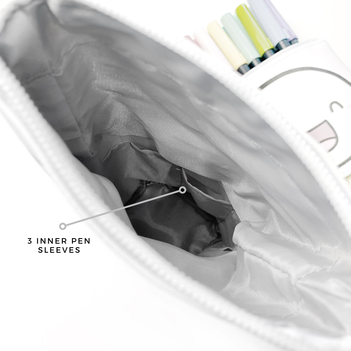 Misfit Sunny Yellow - Standing Pencil Pouch (1 per customer)