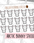 Arctic Bunny Onesie Emotis, TheCoffeeMonsterzCo