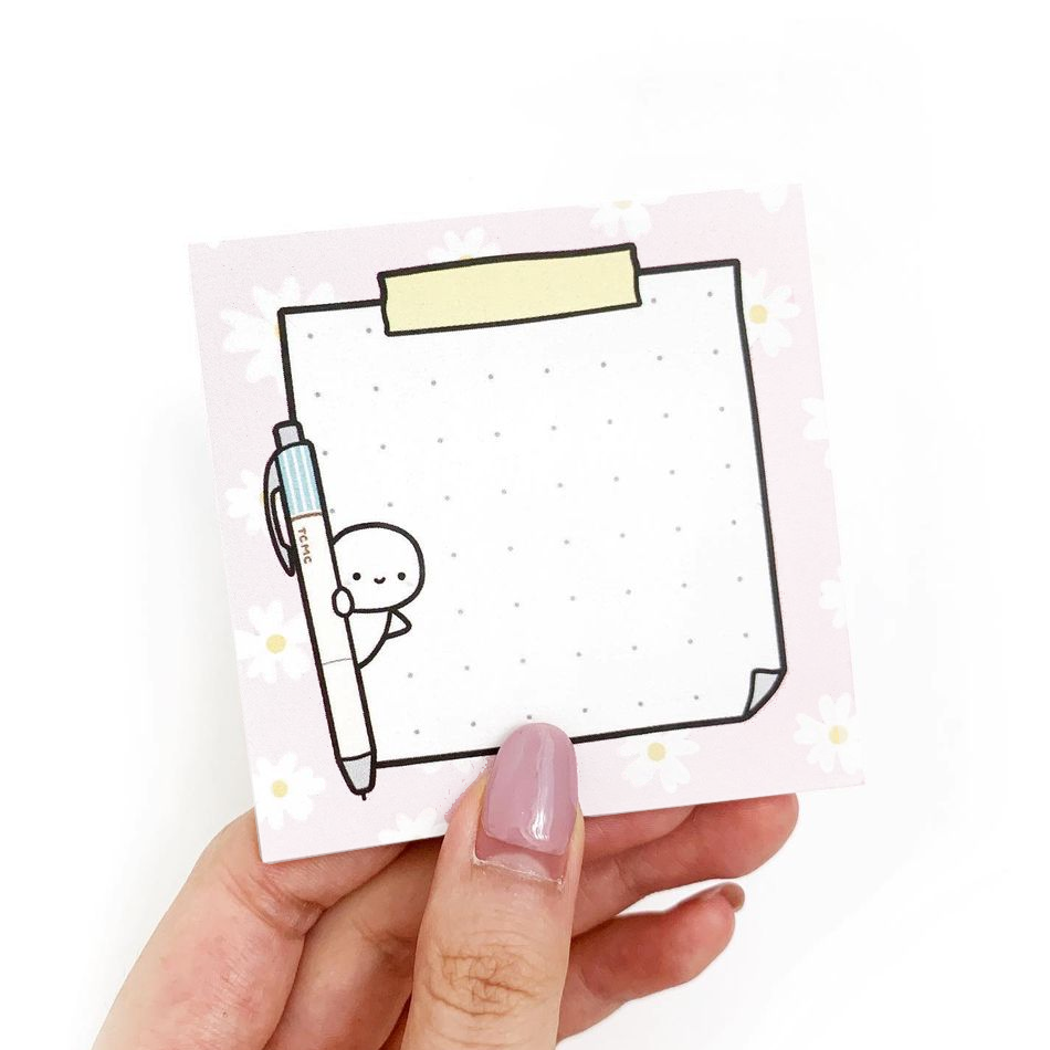 MISFIT Spring Floral Sticky Note Pad (no limits per person) - TheCoffeeMonsterzCo