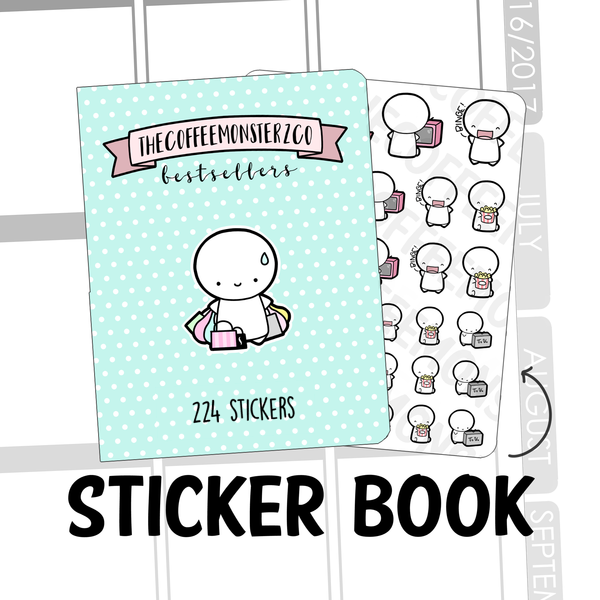 Bestselling Emotis Sticker Book (8 Pages)