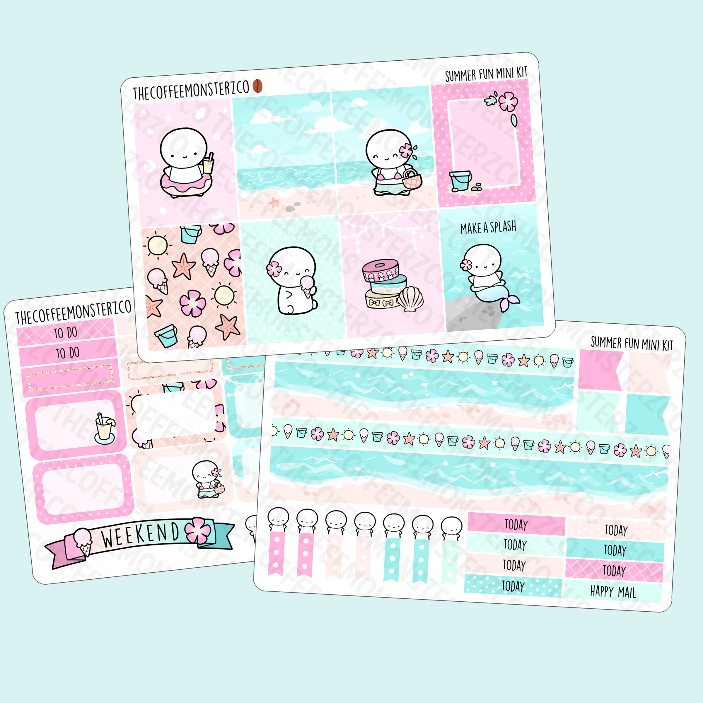 Summer Fun Emoti Mini Kit