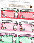 Christmas Emoti Movie Marquees E295 (FINAL STOCK), TheCoffeeMonsterzCo