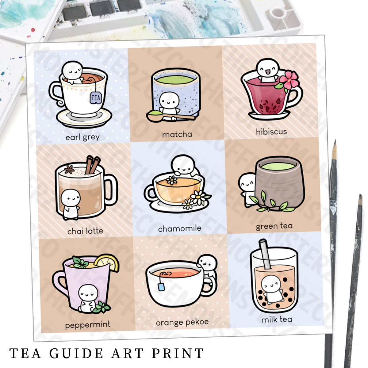 &quot;Tea Guide&quot; Art Print