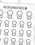 Stomach Trouble Emotis - TheCoffeeMonsterzCo