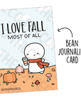 I Love Fall Most of All (Bean Card), TheCoffeeMonsterzCo
