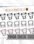 Panda Onesie Emotis, TheCoffeeMonsterzCo