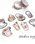 Coffee & Tea Time Sticker Seals