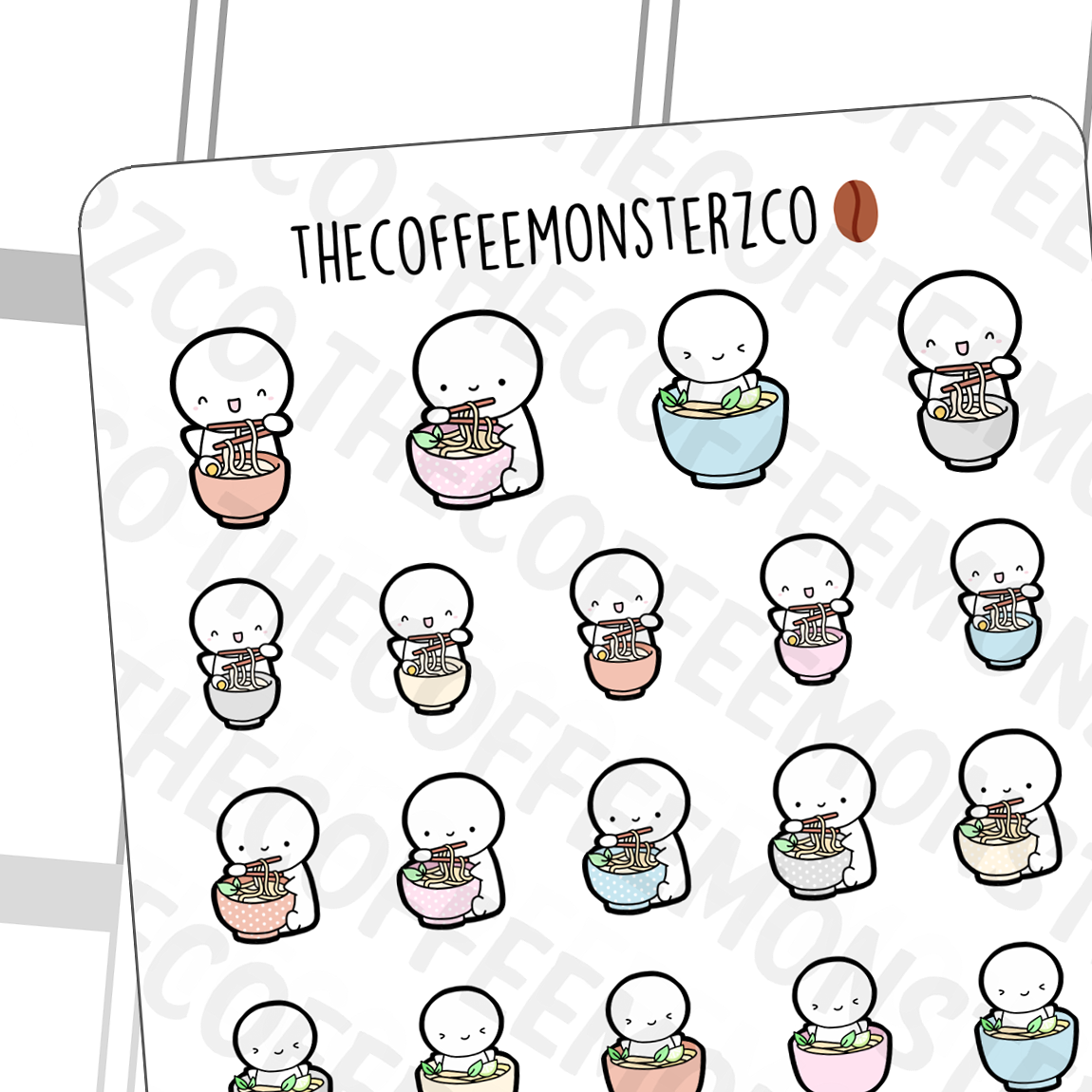 Noodle Emotis, TheCoffeeMonsterzCo