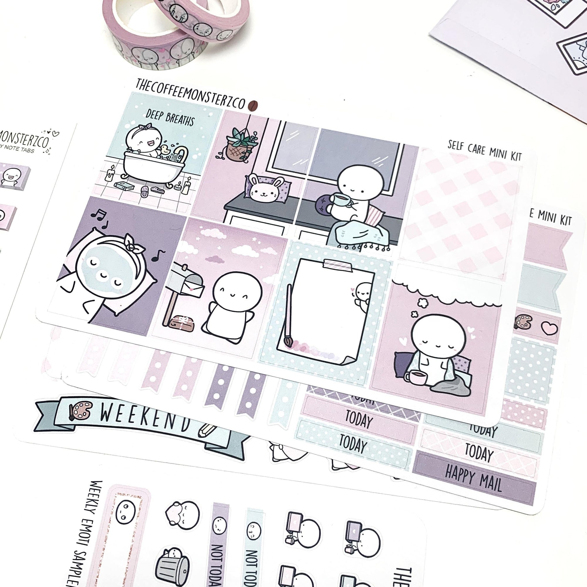 Self Care Emoti Mini Kit - TheCoffeeMonsterzCo