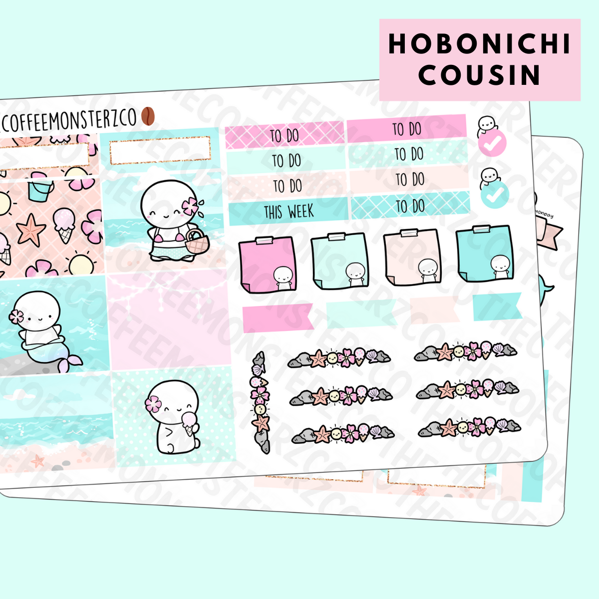 Summer Fun Hobonichi Cousin Kit
