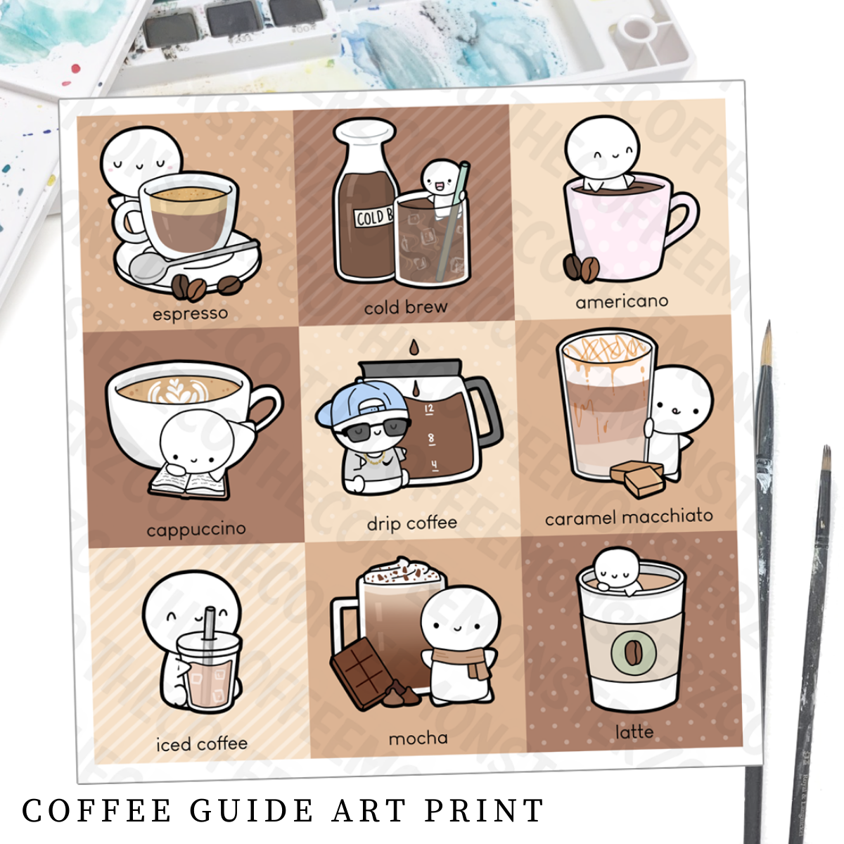 &quot;Coffee Guide&quot; Art Print