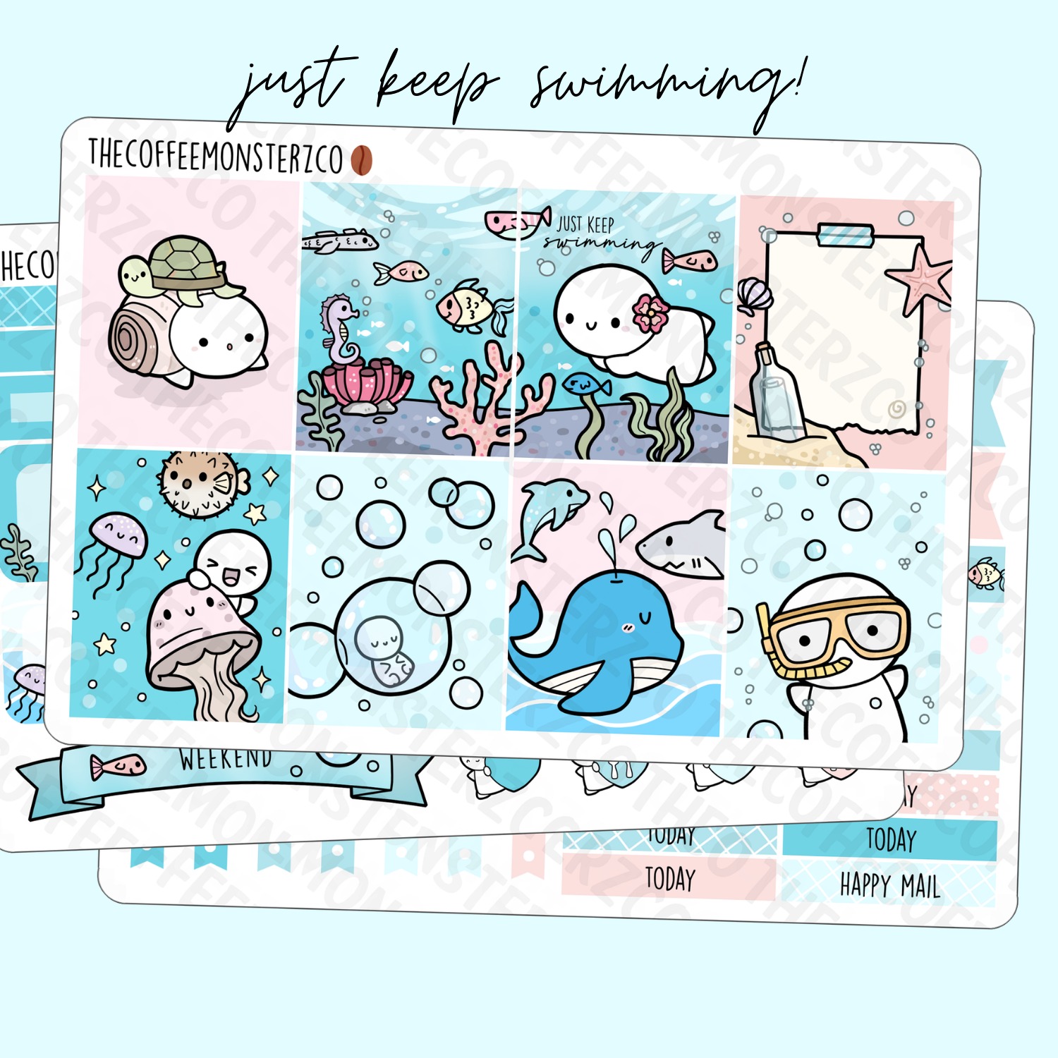 Just Keep Swimming Emoti Mini Kit
