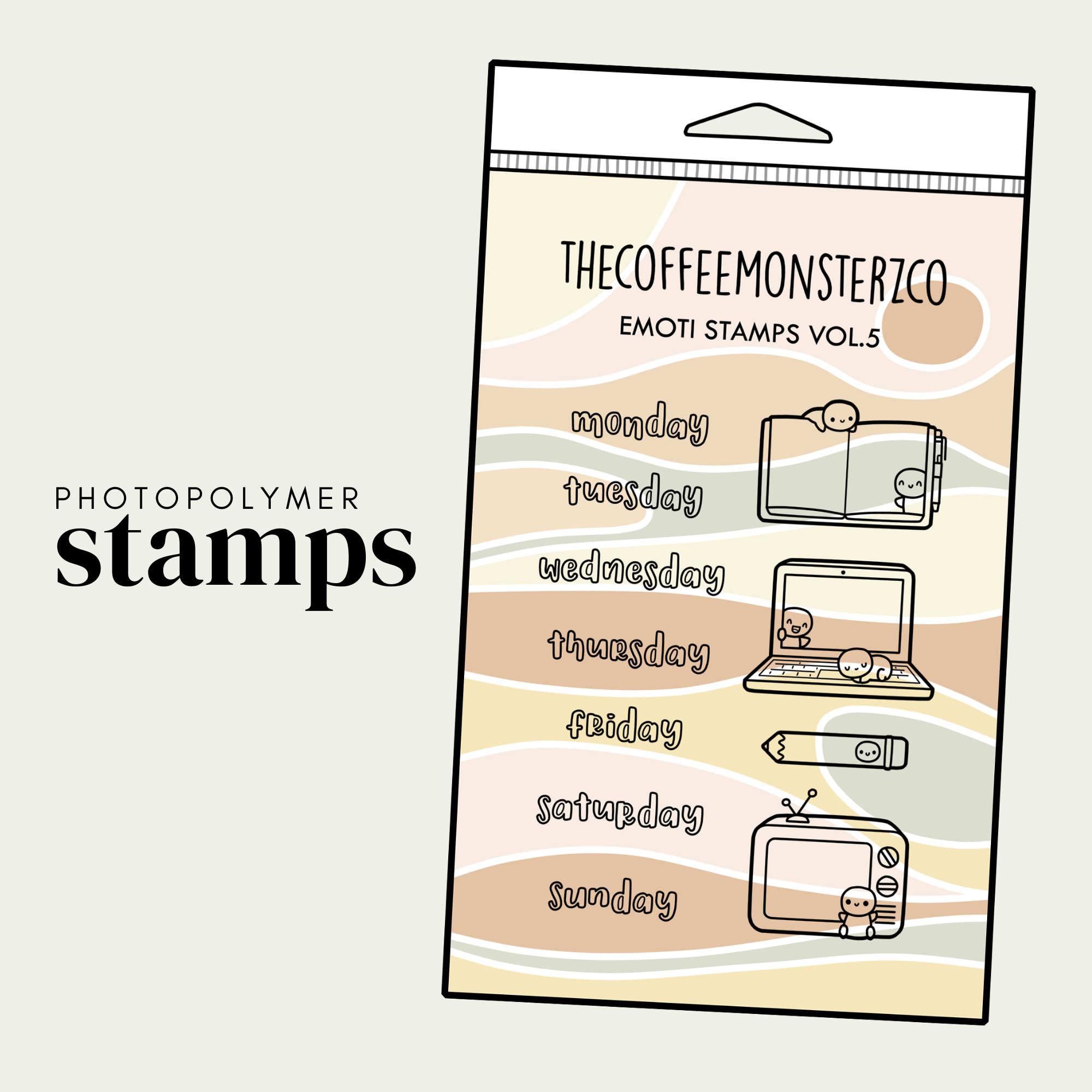 PREORDER Emoti Stamp Set Vol.5