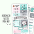 Holiday Baking Hobonichi Weeks Kit - TheCoffeeMonsterzCo