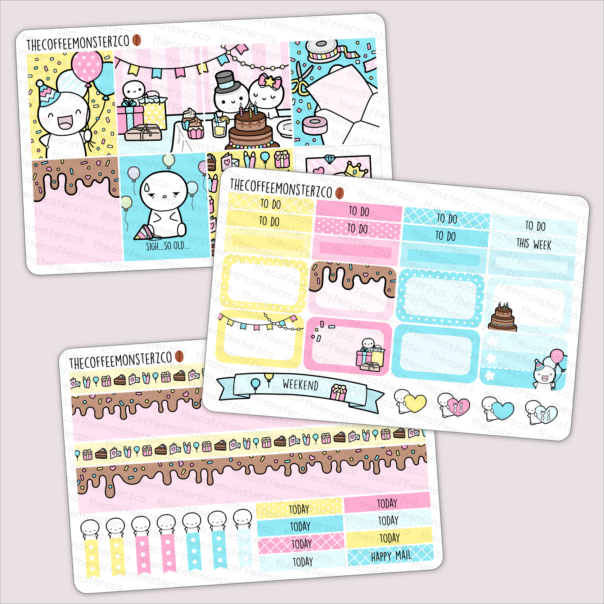 Birthday Bash Emoti Mini Kit