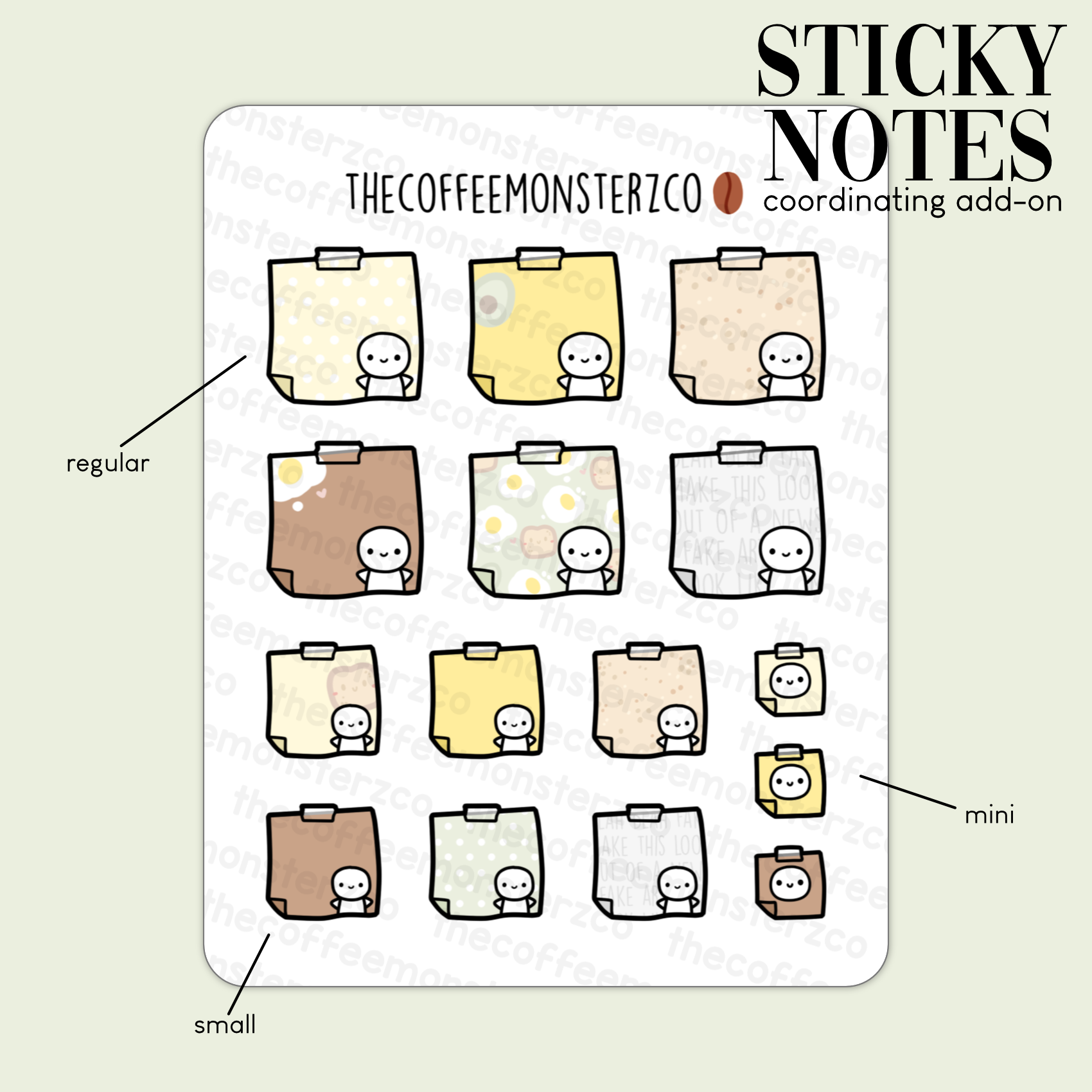 2023 Coordinating Add-ons - Sticky Notes - Part 1