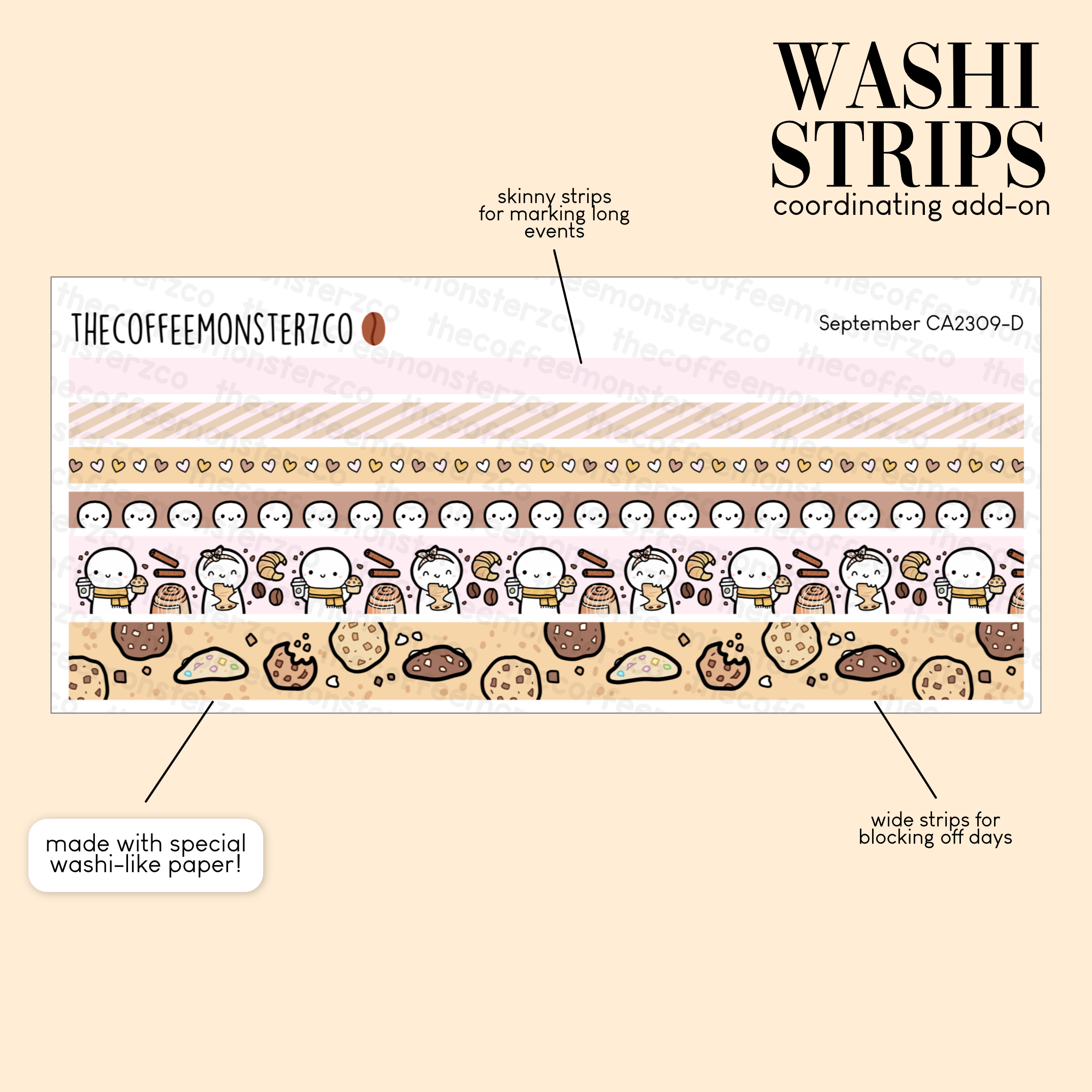 2023 Coordinating Add-ons - Washi Strips Part2