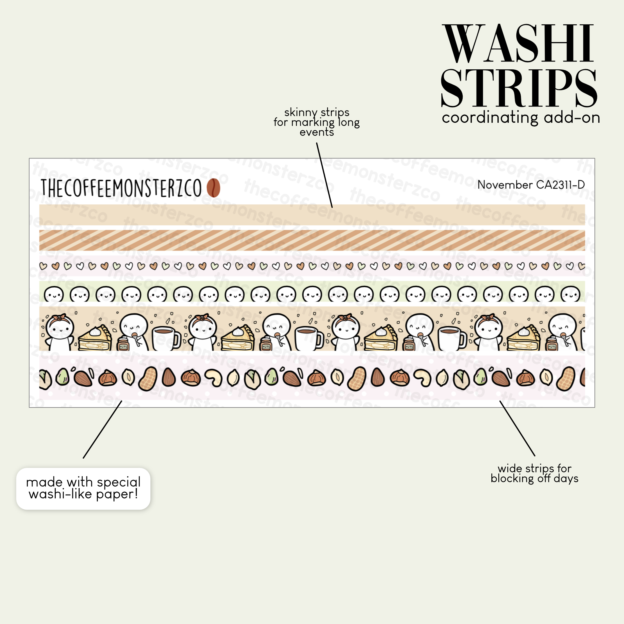 2023 Coordinating Add-ons - Washi Strips - Part 2