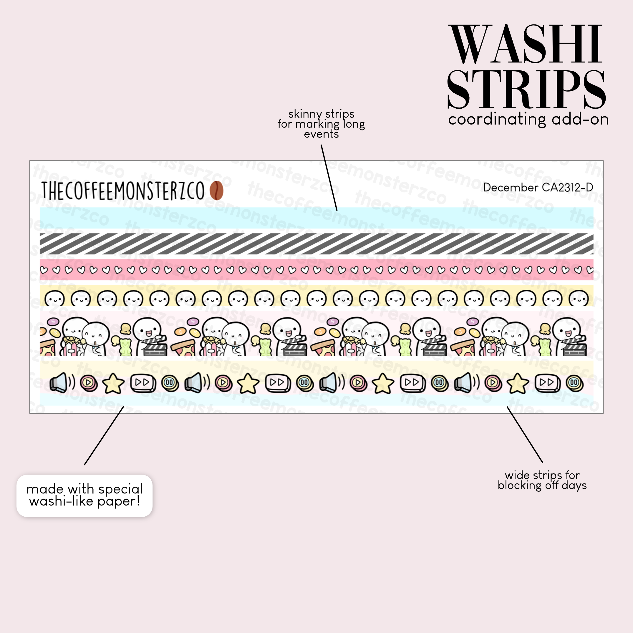 2023 Coordinating Add-ons - Washi Strips - Part 2